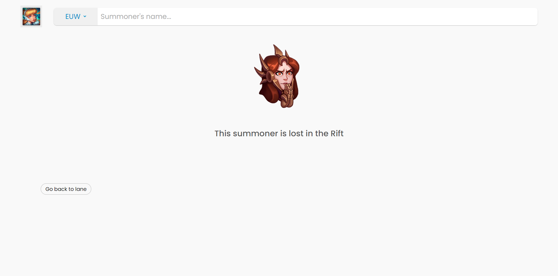 LoL Champions Mastery website's first screenshot