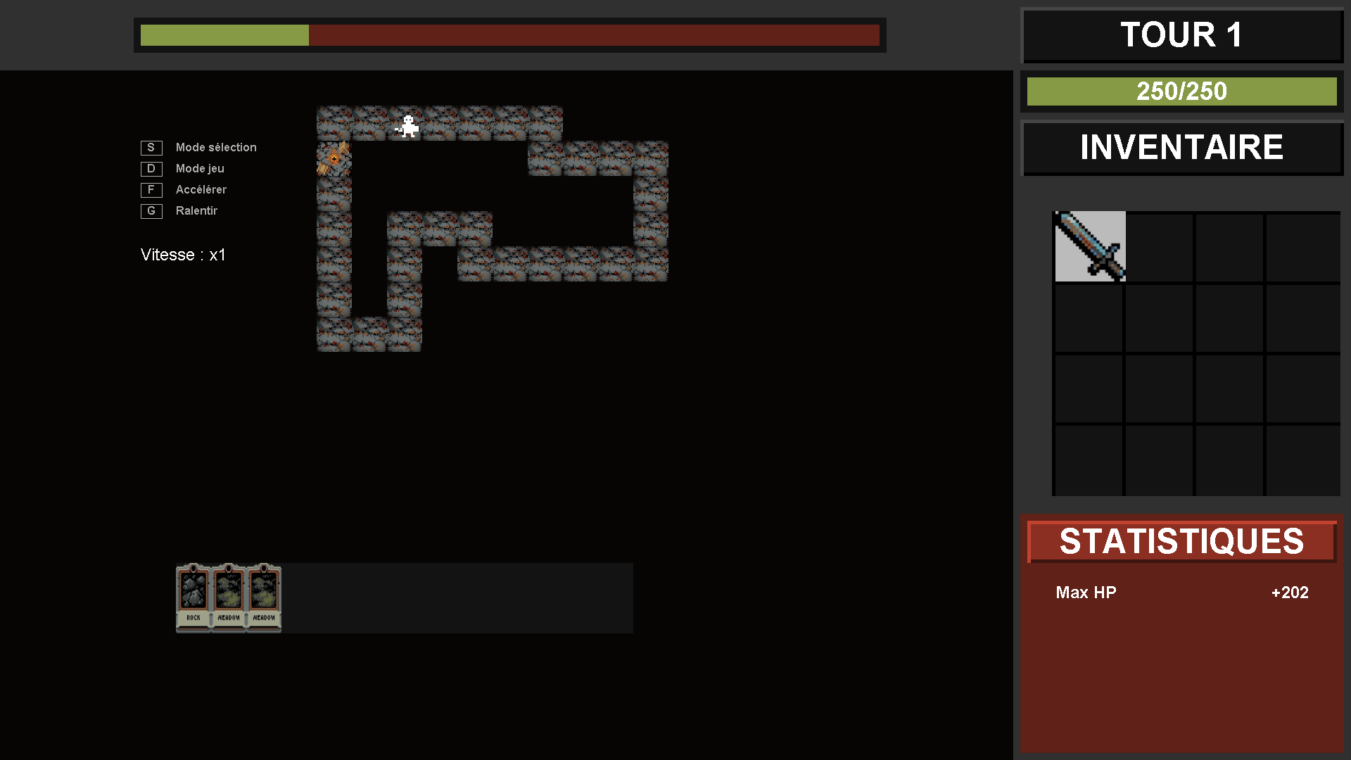 Loop Hero Clone's first screenshot